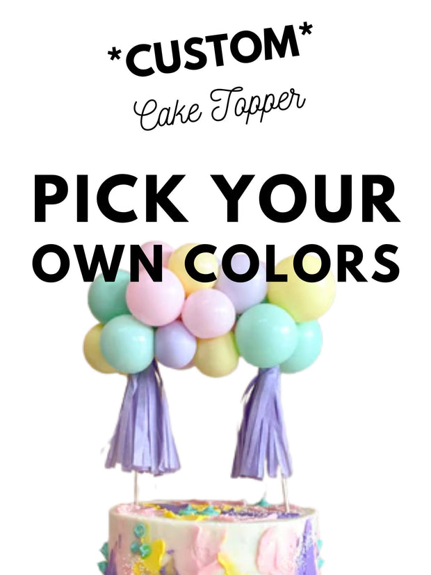 Custom Balloon Cloud Topper