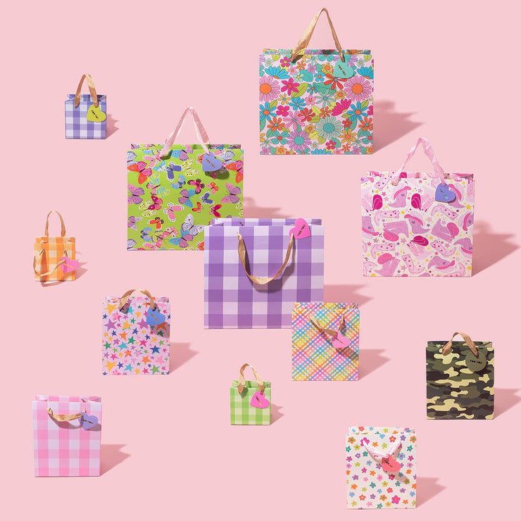 Gift Bags - Butterflies - Assorted Sizes to Choose From: Medium