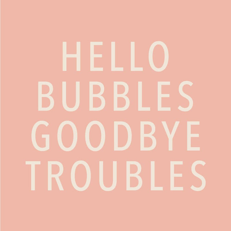 Funny Cocktail Napkins | Hello Bubbles - 20ct