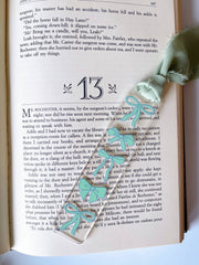 Acrylic Bookmarks-Green bows