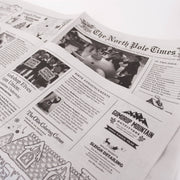 North Pole Times Edition 2 - Holiday Newspaper and Gift Wrap