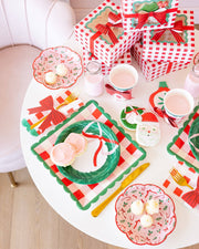 Plaid Cup with Bow