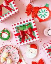 Candy Cane Patterned Plate