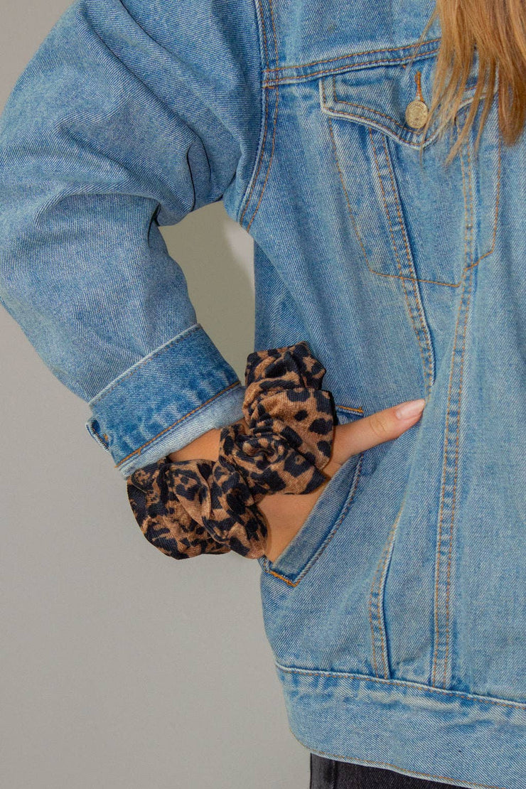 Fierce Chunky Cheetah Jumbo Scrunchie