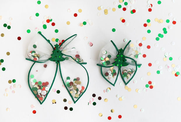 Mesh Shaker Bow - Tree Topper: Small