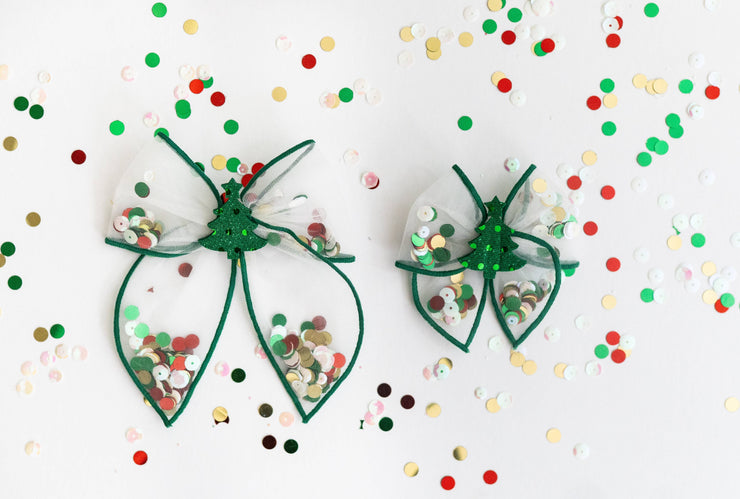 Mesh Shaker Bow - Tree Topper: Small