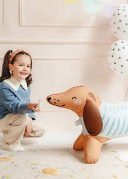 Large - Dachshund Standing Foil Balloon - Matte Finish | 35x22.8 Inches | Air-Filled
