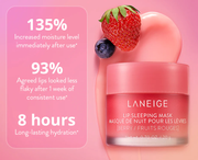 LANEIGE MINI Berry Lip Sleeping Mask Treatment Balm Care: travel size