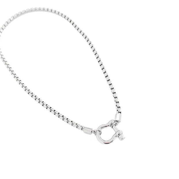 Lucky Me Horseshoe Toggle Necklace - WATERPROOF: Gold