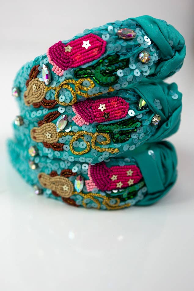 Beaded Headband - Rodeo Queen