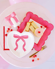 Tied Bow Heart Plate