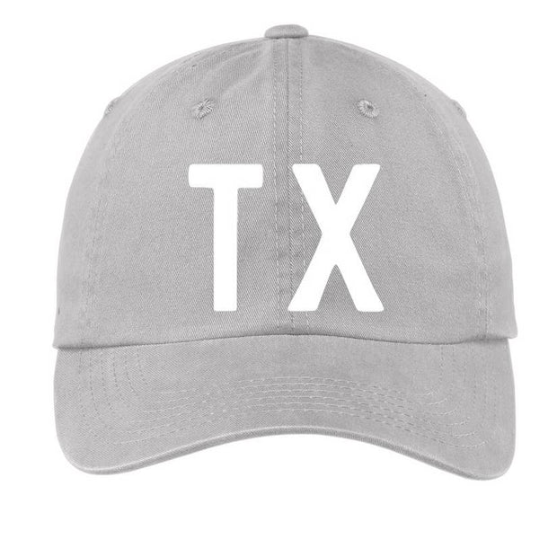 TX Baseball Cap: Light Grey