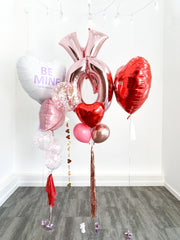 "All My X's (and O's) Live in Texas" Valentine's Helium Bundle