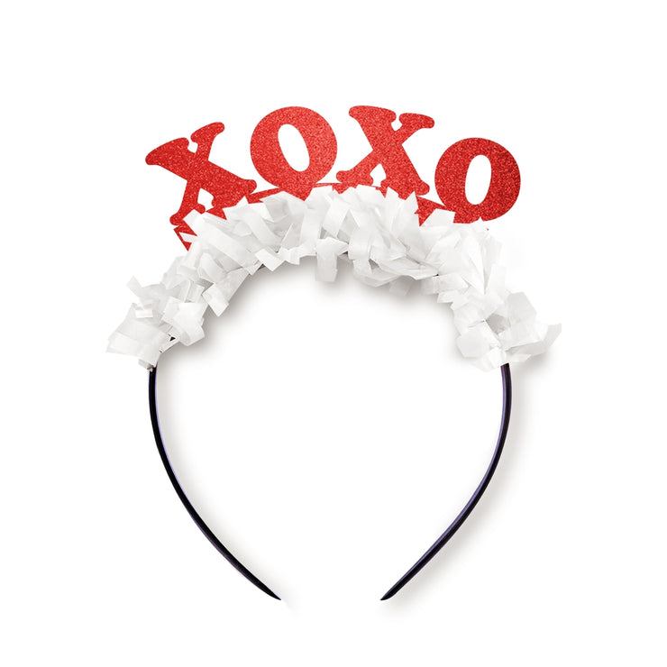 XOXO Valentines Party Crown Headband