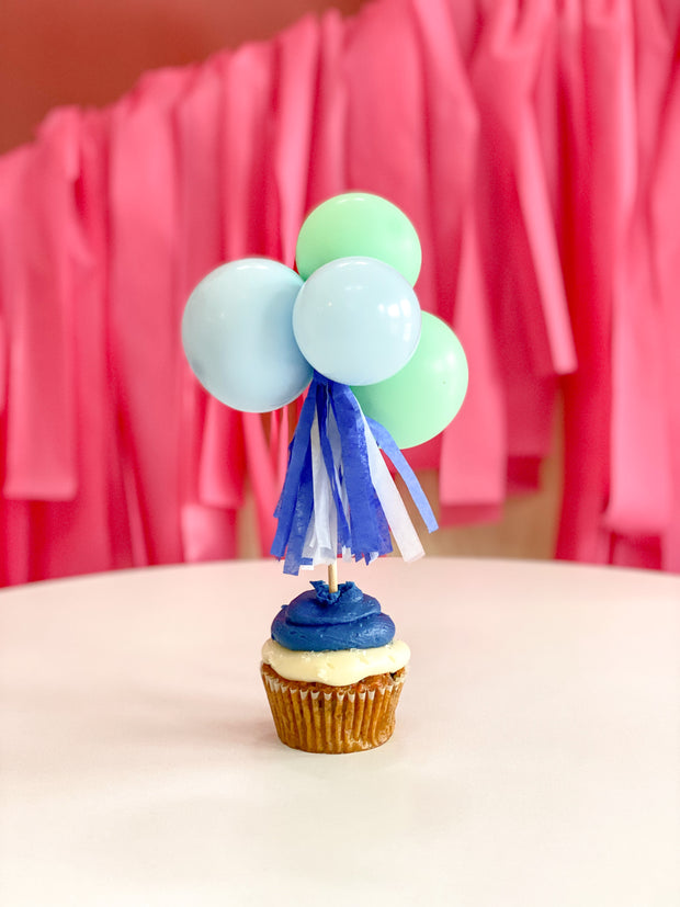 Mini Cupcake Custom Balloon Cloud Topper