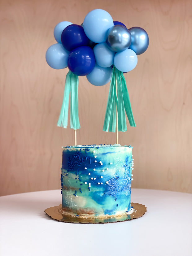 Chase Your Blues Away Custom Balloon Cloud Topper