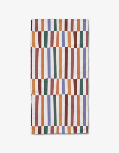 Wonky Stripes Bar Towel