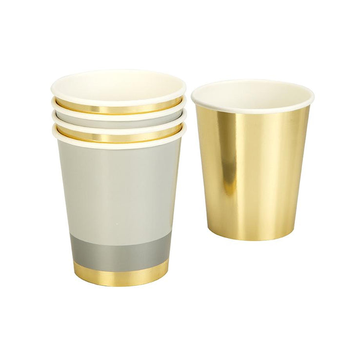 Modern Metallics Party Cups